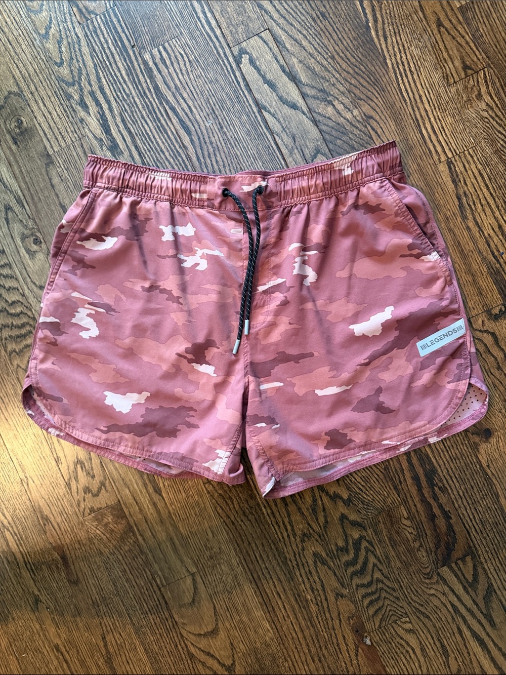 Legends Burgundy Camo men’s  Active Shorts